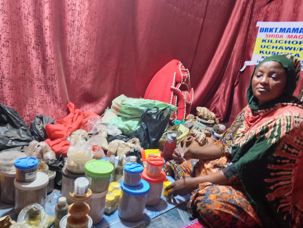 Herbal and traditional healing specialist portrait